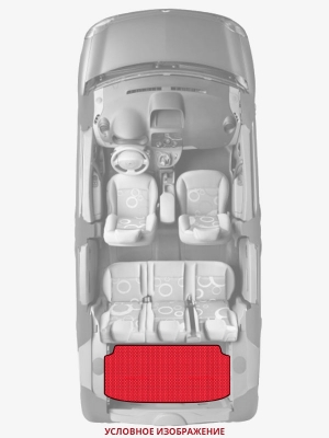 ЭВА коврики «Queen Lux» багажник для Peugeot 406 Coupe